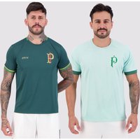 Kit 2 Camisas Palmeiras Energy e Dots Verde