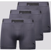 Kit 3 Cuecas Boxer Puma Anatomic Sem Costura Cinza