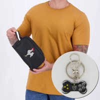 Kit Atlético Mineiro Necessaire Galo e Chaveiro Os