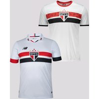 Kit Camisa New Balance São Paulo I 2024 + Camisa São Paulo Stencil Branca