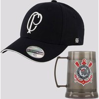 Kit Corinthians Boné CP e Caneca Gel