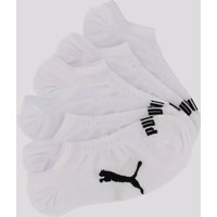 Kit Meia Puma Sapatilha 6 pares Branca