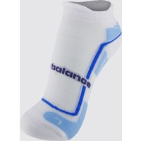 Meia New Balance Cano InvisÃvel Feminina Branca e Azul