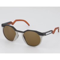 Óculos de Sol Oakley HSTN Matte Tungsten Cinza e Marrom