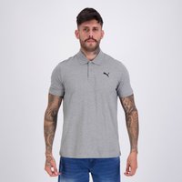 Polo Puma Ess Pique Cinza