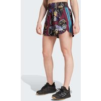 Shorts Adidas Farm Feminino Preto e Vermelho