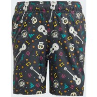 Shorts de Natação Adidas Disney Viva Infantil Preto