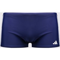Sunga Adidas 3 Stripes Boxer Azul e Branca