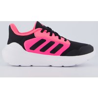 Tênis Adidas Tensaur Run 3.0 Preto e Rosa Juvenil