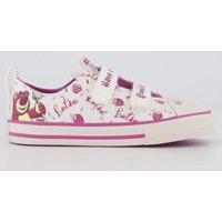Tênis Converse All Star CT AS 2V Infantil Rosa e Branco