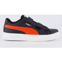 Tênis Puma Rickie Classic Juvenil Preto e Vermelho