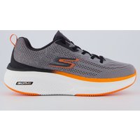 Tênis Skechers Fluid Motion Cinza e Laranja