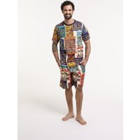 Bermuda Pijama Estampa Livros