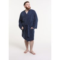 Roupão Atoalhado Azul Marinho