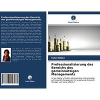 Professionalisierung des Bereichs des gemeinnützigen Managements