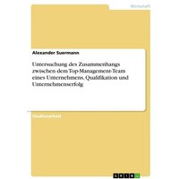 Untersuchung des Zusammenhangs zwischen dem Top-Management-Team eines Unternehmens, Qualifikation und Unternehmenserfolg