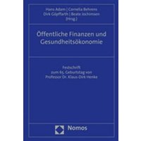 Öffentliche Finanzen und Gesundheitsökonomie