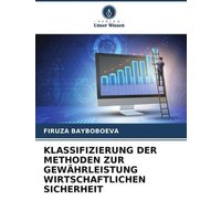 Klassifizierung der Methoden Zur Gewährleistung Wirtschaftlichen Sicherheit