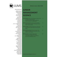 Junior Management Science, Volume 5, Issue 1, March 2020
