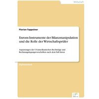 Enrons Instrumente der Bilanzmanipulation und die Rolle der Wirtschaftsprüfer