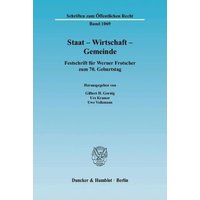 Staat - Wirtschaft - Gemeinde.