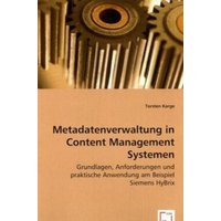 Karge, T: Metadatenverwaltung in Content Management Systemen