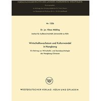 Wirtschaftswachstum und Kulturwandel in Hongkong