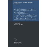 Mathematische Methoden der Wirtschaftswissenschaften
