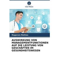 Auswirkung von Managementfunktionen Auf die Leistung von Geschäften im Gesundheitswesen