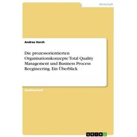 Die prozessorientierten Organisationskonzepte Total Quality Management und Business Process Reegineering. Ein Überblick