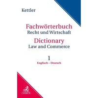 Fachwörterbuch Recht & Wirtschaft Band I: Englisch - Deutsch