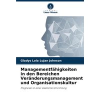 Managementfähigkeiten in den Bereichen Veränderungsmanagement und Organisationskultur