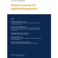 Research Journal for Applied Management - Jg. 2, Heft 1