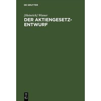 Der Aktiengesetz-Entwurf
