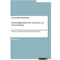 Nachhaltigkeitsberichte als Schutz vor Greenwashing