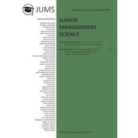 Junior Management Science, Volume 2, Issue 2, September 2017