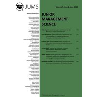 Junior Management Science, Volume 5, Issue 2, June 2020