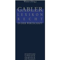 Gabler Lexikon Recht in der Wirtschaft