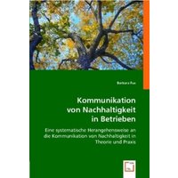 Fux, B: Kommunikation von Nachhaltigkeit in Betrieben