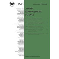 Junior Management Science, Volume 3, Issue 1, March 2018