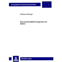 Das wirtschaftliche Eigentum an Aktien