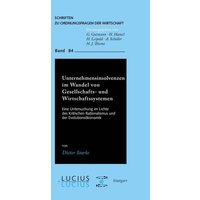 Unternehmensinsolvenzen im Wandel von Gesellschafts- und Wirtschaftssystemen