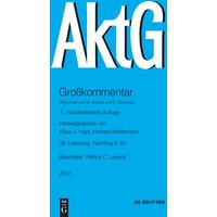Aktiengesetz / Nachtrag § 161