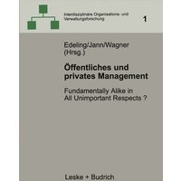 Öffentliches und privates Management