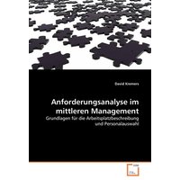 Anforderungsanalyse im mittleren Management