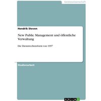 New Public Management und öffentliche Verwaltung