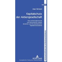 Kapitalschutz der Aktiengesellschaft