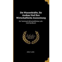 Die Wasserkräfte, Ihr Ausbau Und Ihre Wirtschaftliche Ausnutzung