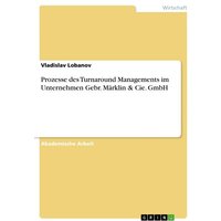 Prozesse des Turnaround Managements im Unternehmen Gebr. Märklin & Cie. GmbH