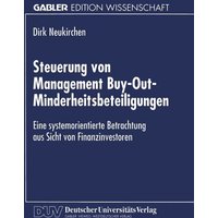 Steuerung von Management Buy-Out-Minderheitsbeteiligungen